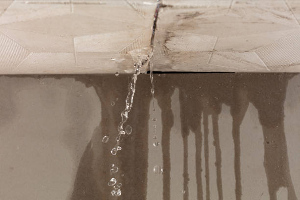 Professional Flood Damage Cleanup technician working in Marinette, WI